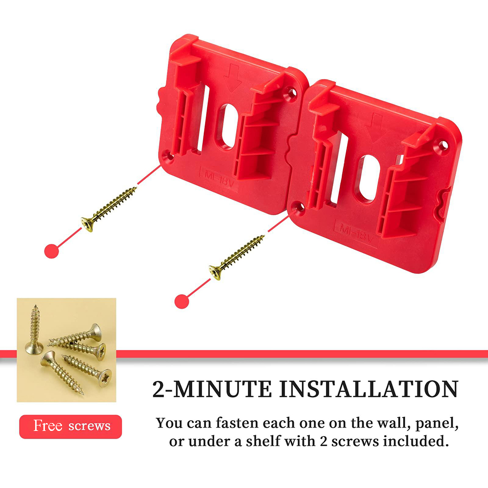 Power Tools Display Rack - Elektronarzędzia Uchwyt na baterię litową Stały