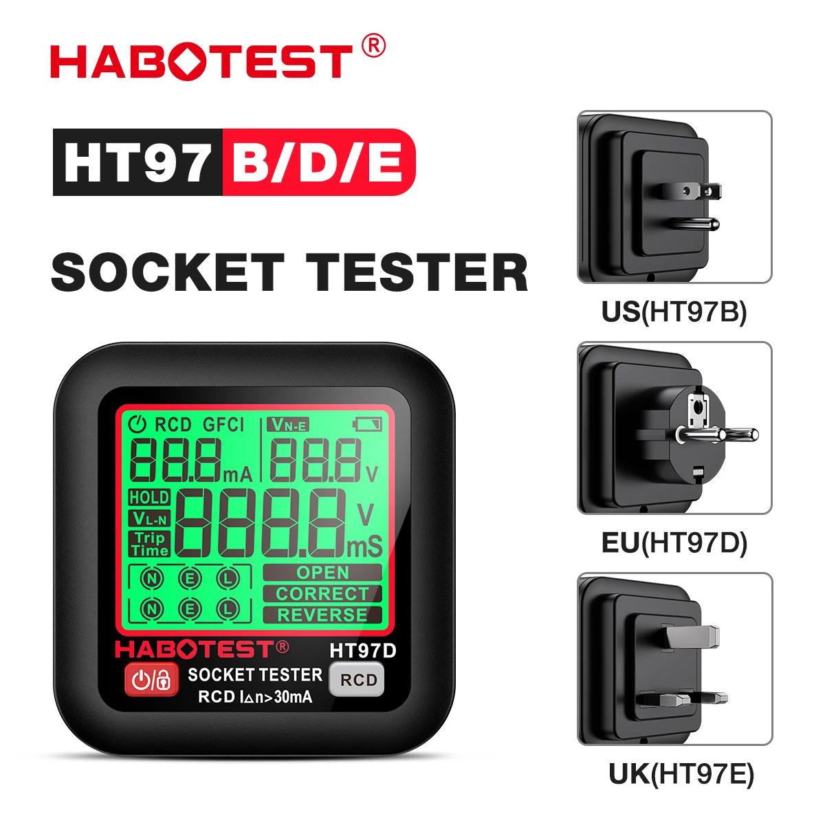 Power Tools Uk Review - HABOTEST HT97 Cyfrowy Tester Gniazdek Inteligentny