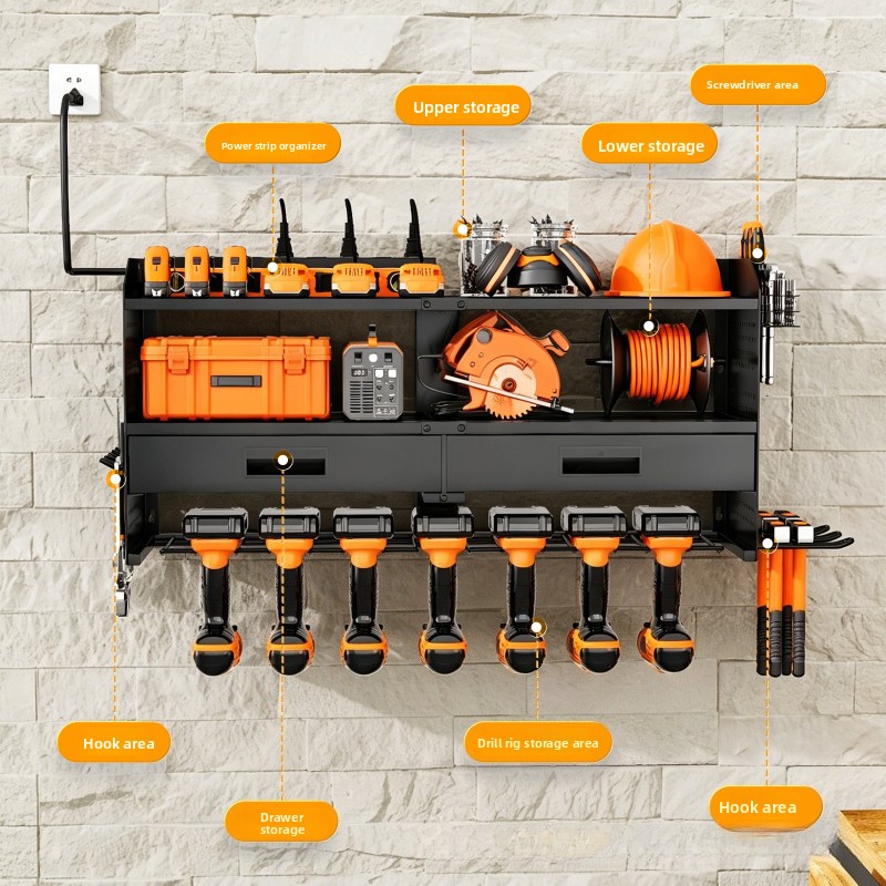 Power Tools Display Rack - Wytrzymały, mocny regał na narzędzia, panel