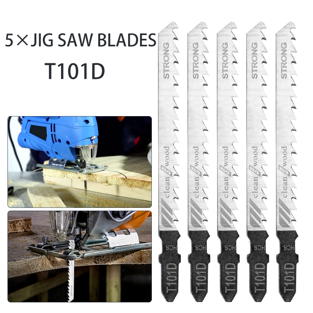 Power Tools Jigsaw - 5 szt. T101D 65MN brzeszczoty do