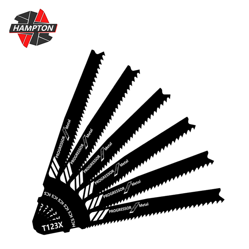 Power Tools Jigsaw - HAMPTON T123X Jig brzeszczot HCS metalowe