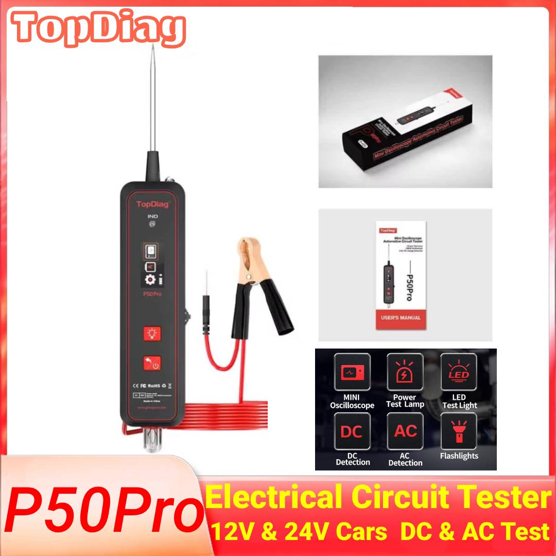 Power Tools Pro - Topdiag P50 Pro Tester obwodów samochodowych