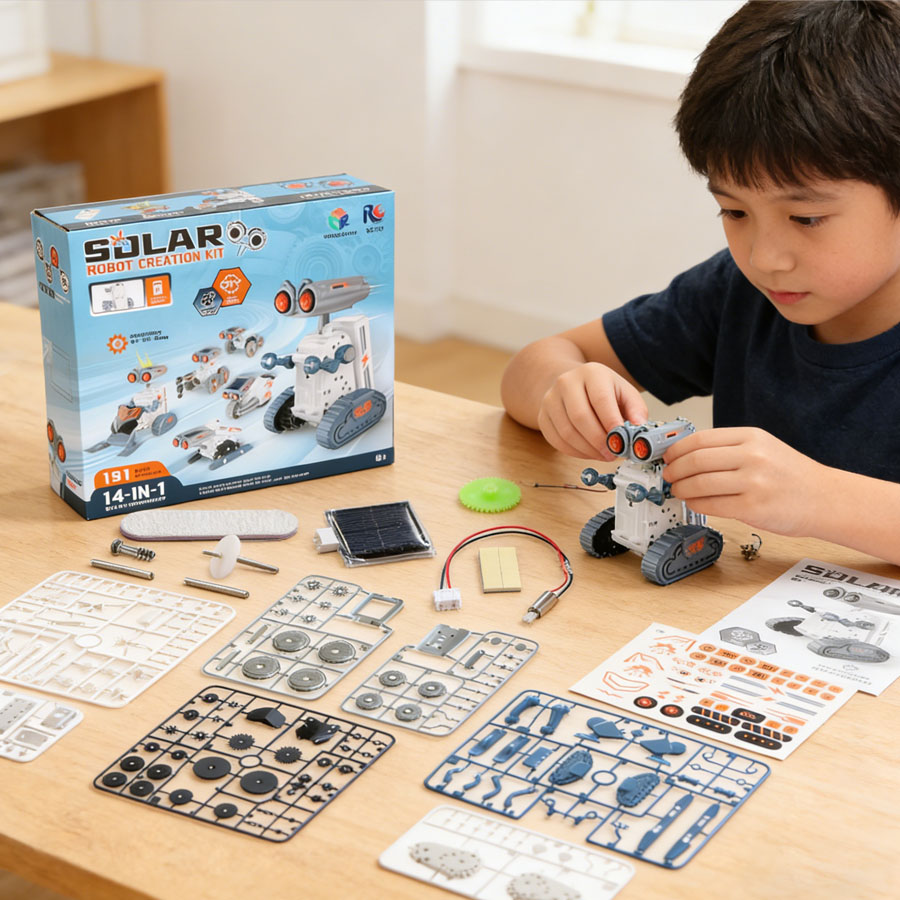 Power Tools Kids - Zestaw 7 w 1: Robot Solarny