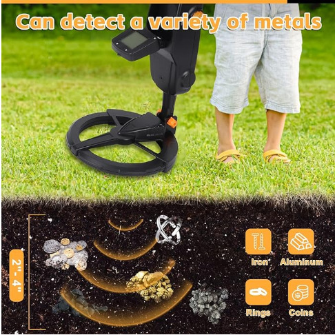 Power Tools Kids - Uniwersalny wykrywacz metali dla dzieci MD-1008A,