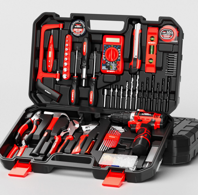 Cordless Drill Driver - Przenośne narzędzia wielofunkcyjne, elektryczne wkrętarki, zestaw