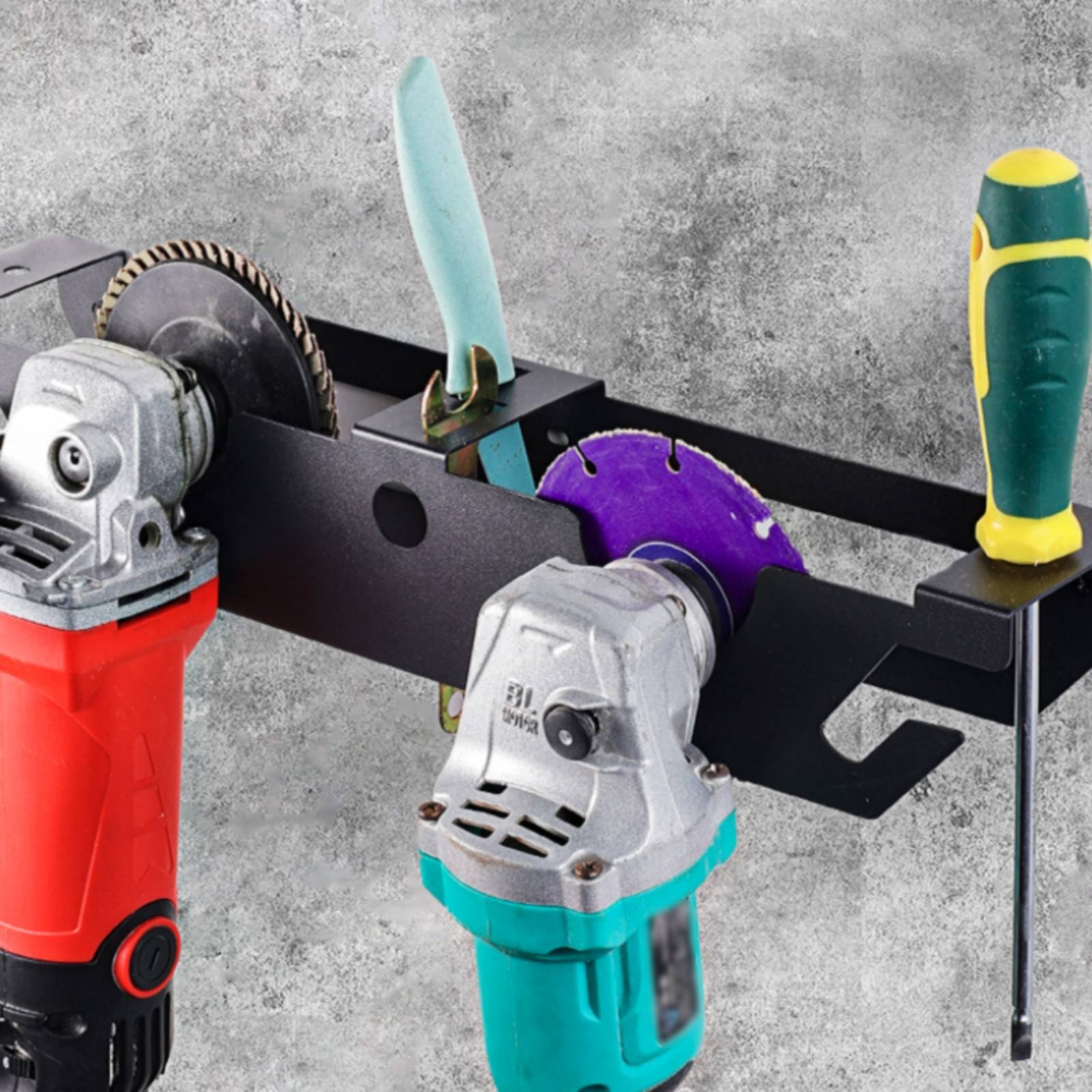 Stojak na szlifierki kątowe z  – Power Tools Storage recenzja i cena