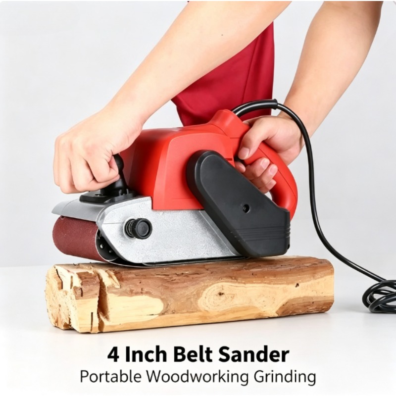 Szlifierka taśmowa 4-calowa, o – Belt Sander Portable recenzja i cena