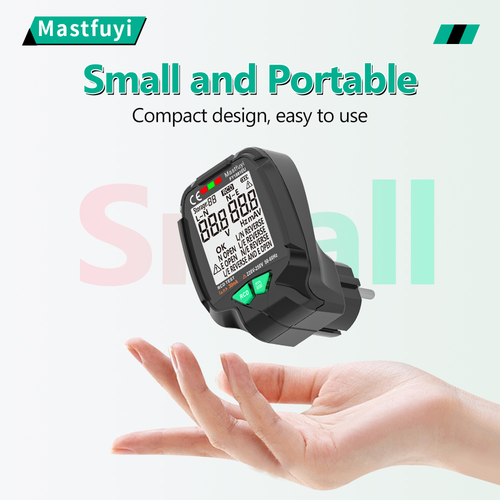 MASTFUYI FY1881 Tester gniazda – Power Tools Uk Review recenzja i cena