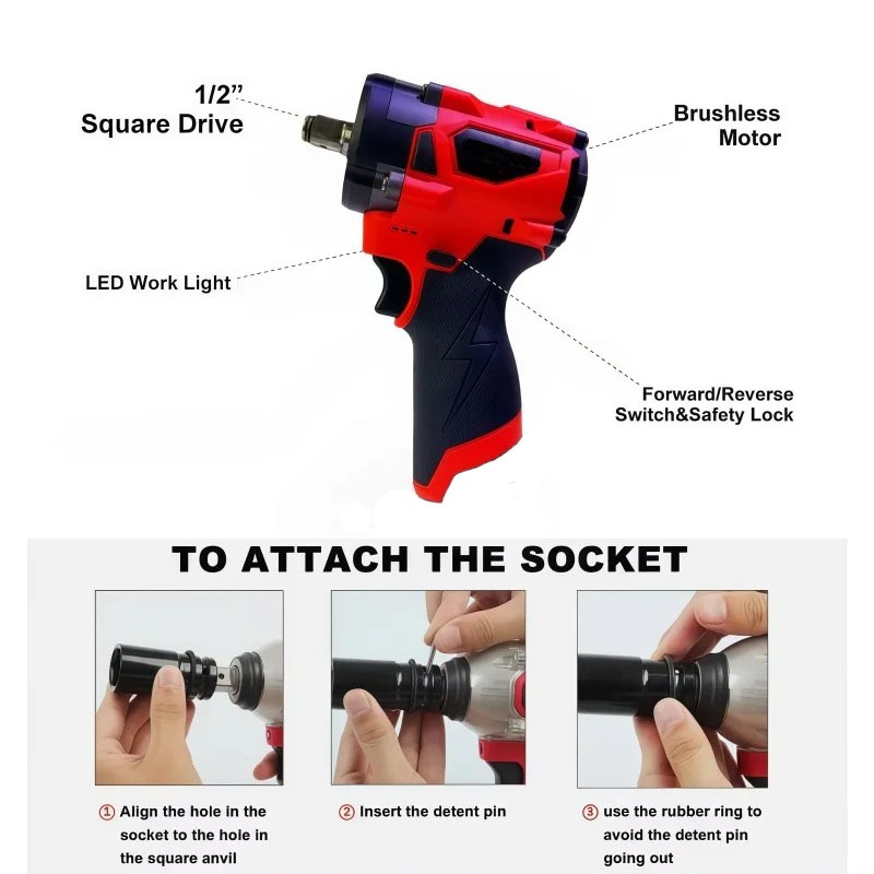 Bezszczotkowy klucz udarowy el – Cordless Drill Driver recenzja i cena