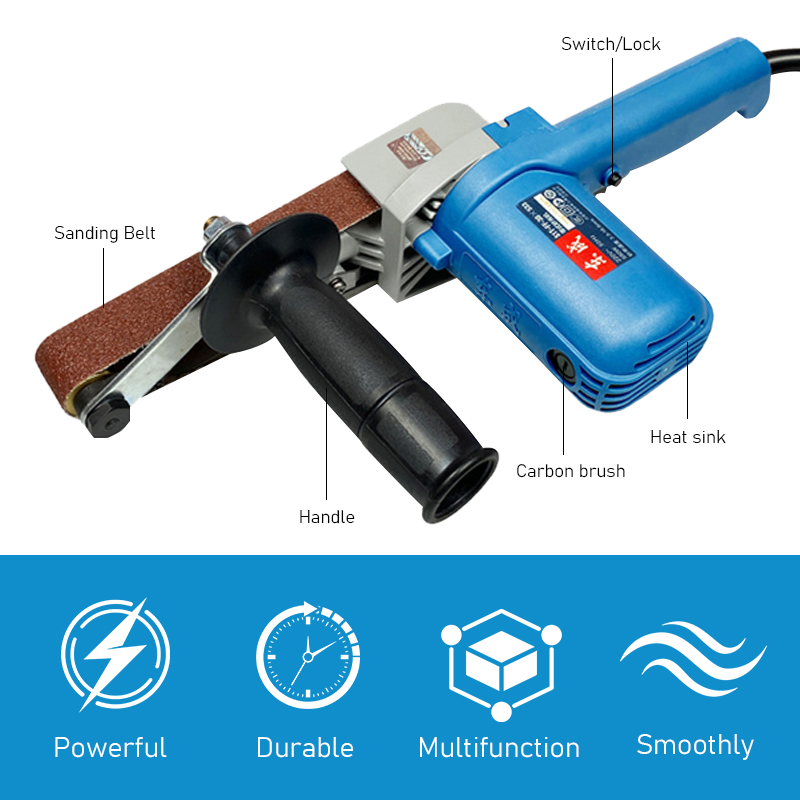 Szlifierka taśmowa o dużej moc – Belt Sander Portable recenzja i cena