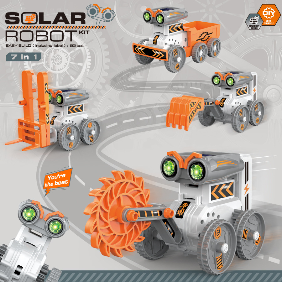 Zestaw 7 w 1: Robot Solarny do – Power Tools Kids recenzja i cena
