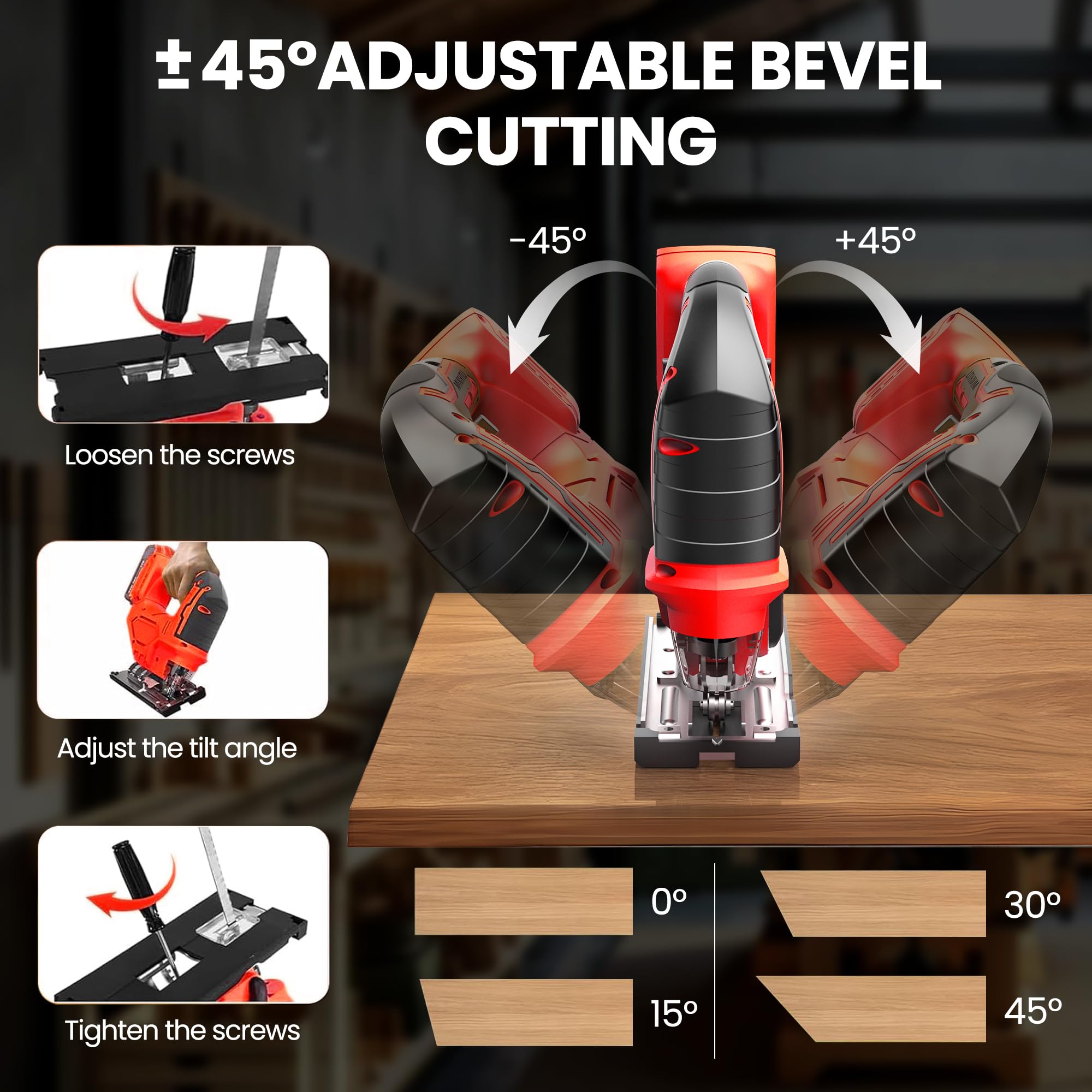 Akumulatorowa wyrzynarka przen – Power Tools Jigsaw recenzja i cena